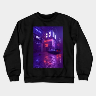 Cyber nights Crewneck Sweatshirt